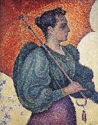 Paul Signac woman with a parasol Spain oil painting artist